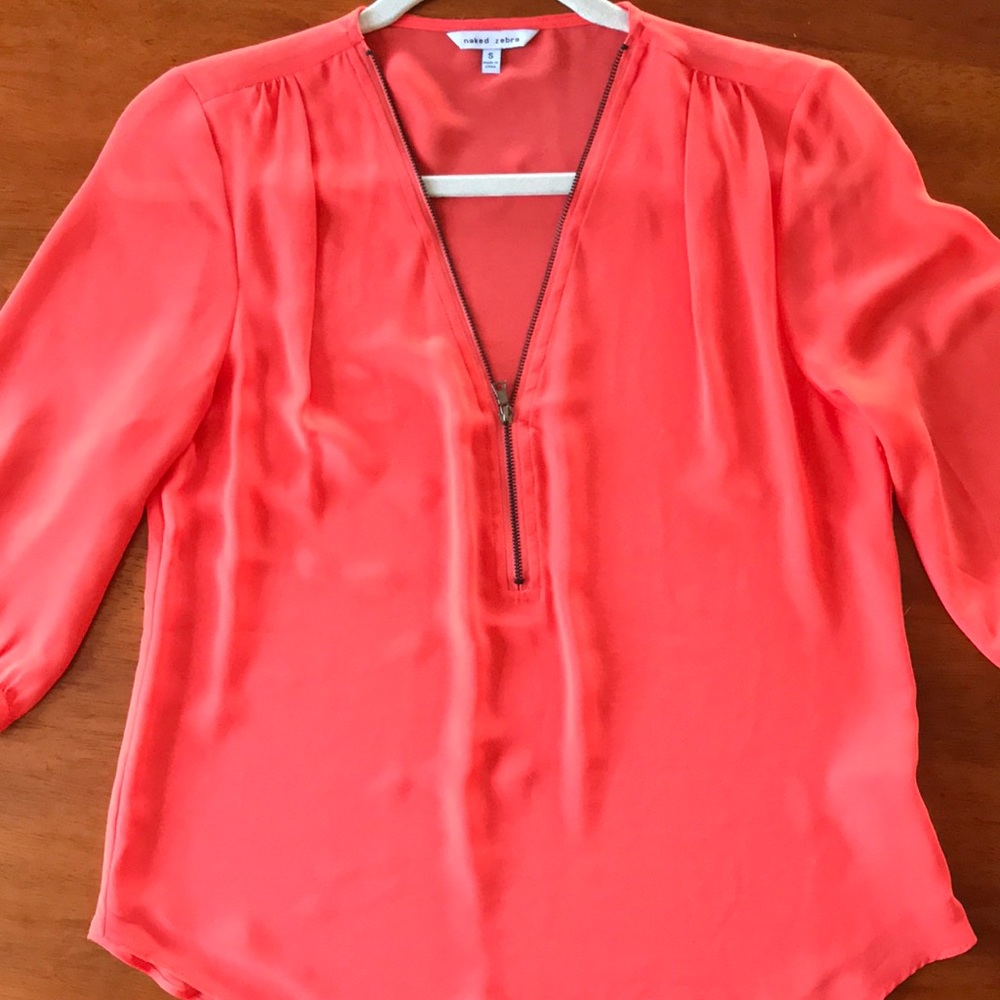 Naked Zebra Orange Blouse